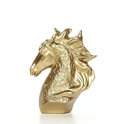 Tabletop Horse Head Gold - Image 0