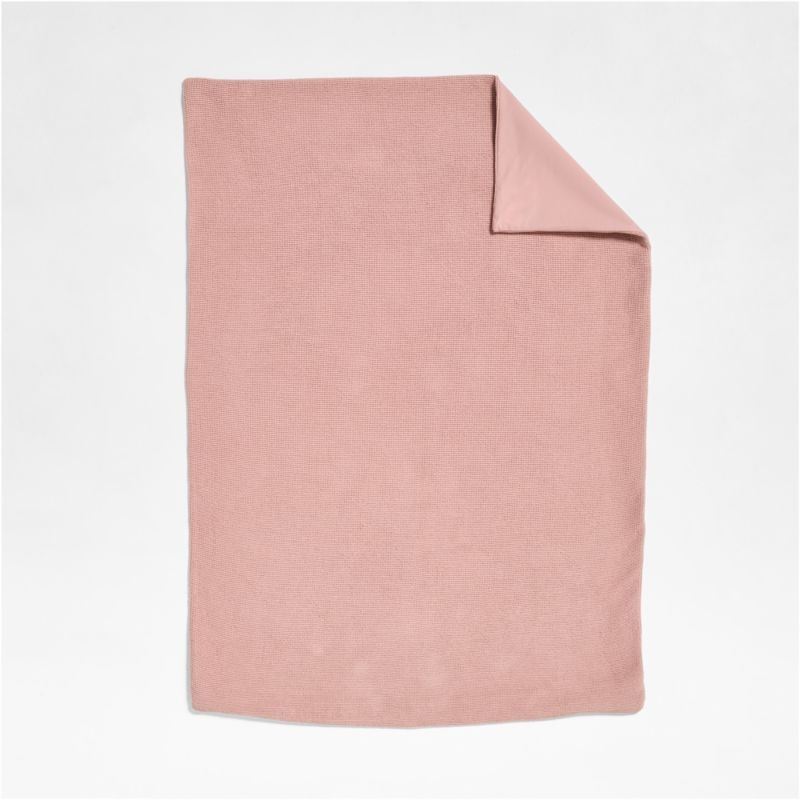 Scoop Violet Rose Organic Cotton Gauze Toddler Duvet Cover - Image 3