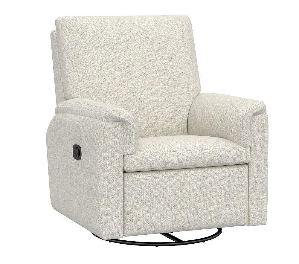 Dream Manual Swivel Glider & Recliner, Performance Boucle, Oatmeal - Image 0