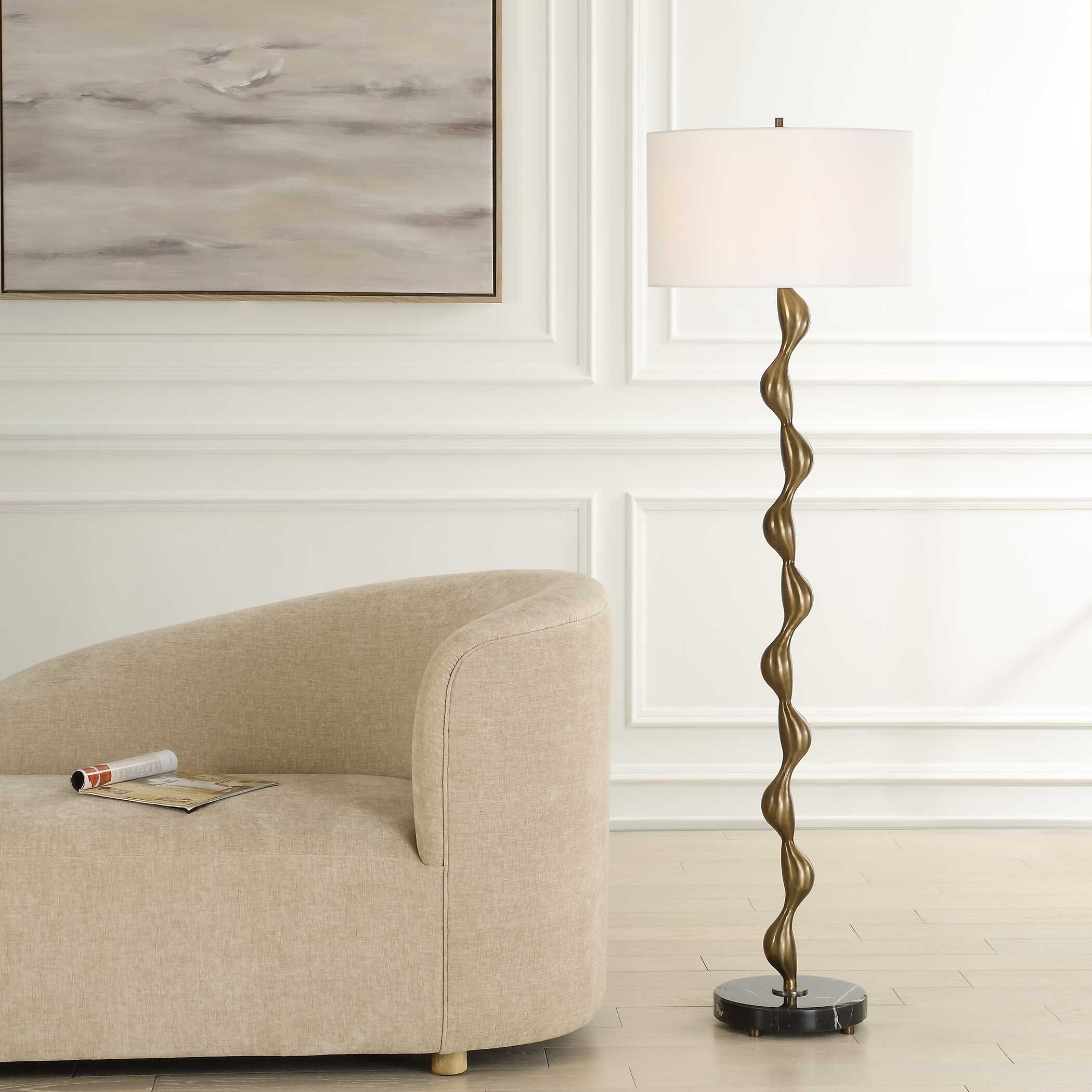 Remolino Bronze Floor Lamp - Image 1