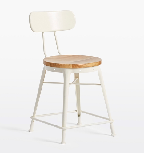 Cobb Table Stool with Back - Image 0