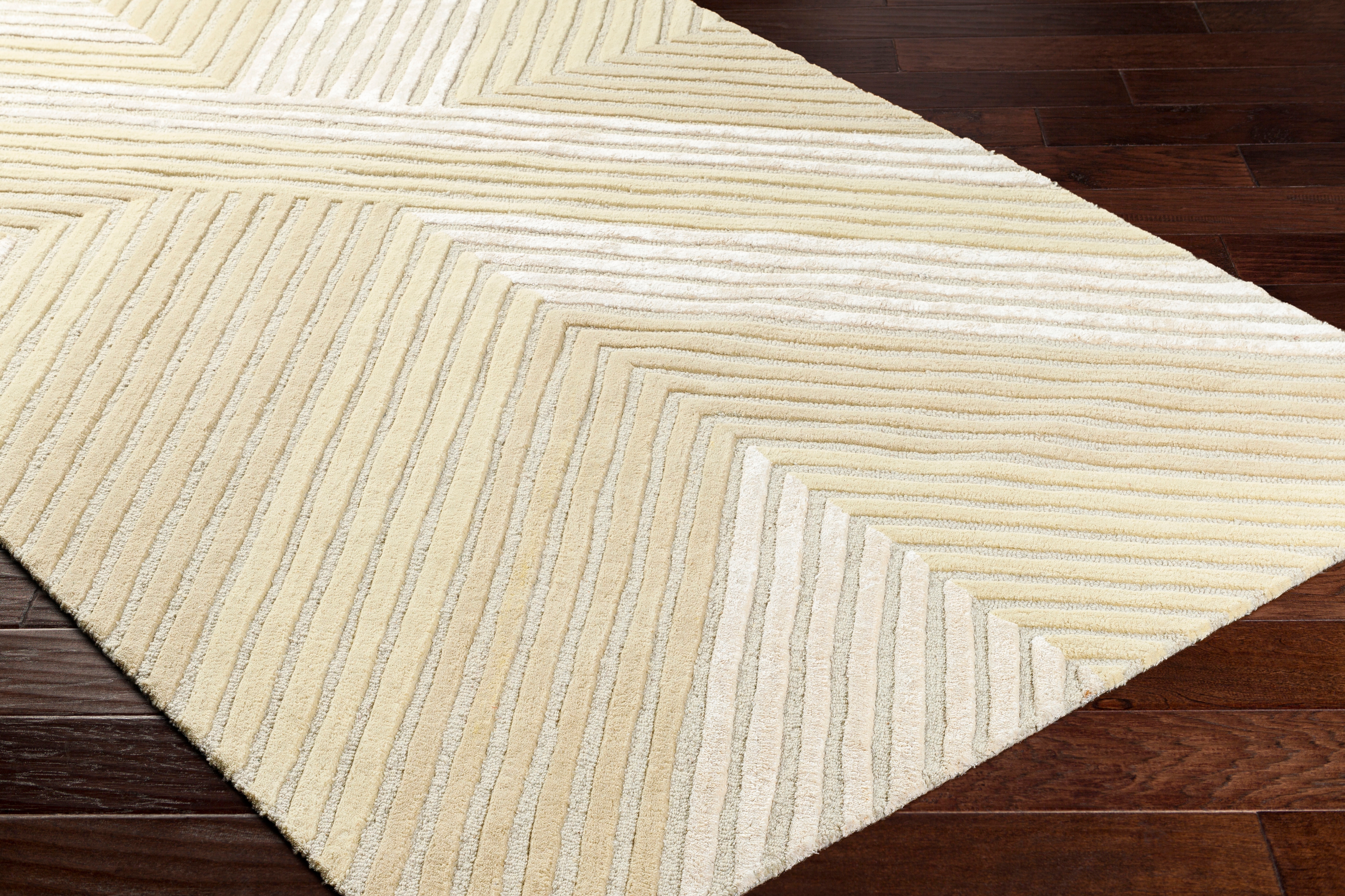 Tallinn Beige Indoor 2' x 3' Handmade Rug - Image 4