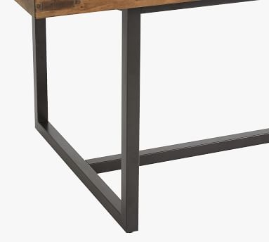 Malcolm Extending Dining Table, Glazed Pine, 86"-122" - Image 4