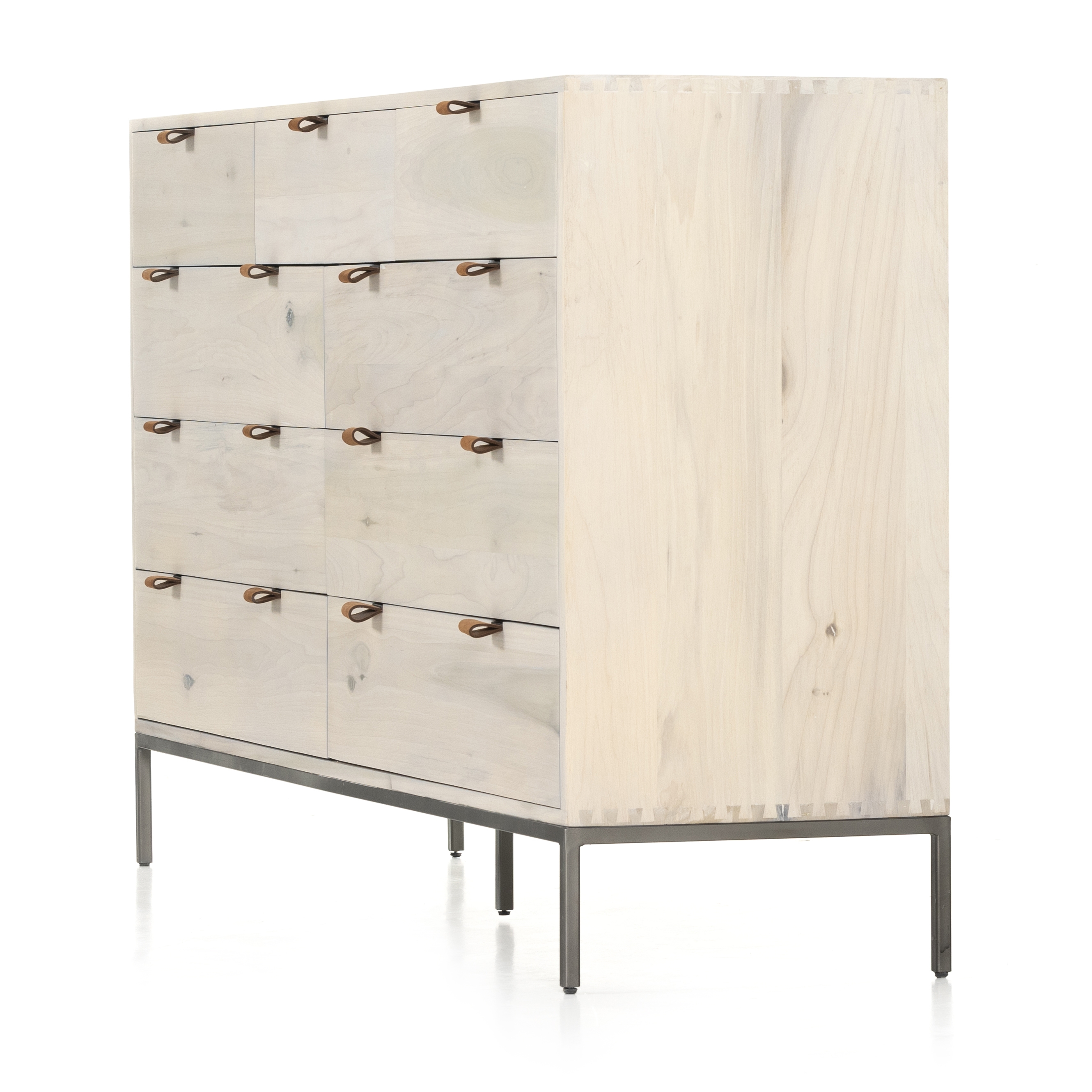 Trey 9 Drawer Dresser-Dove Poplar - Image 1