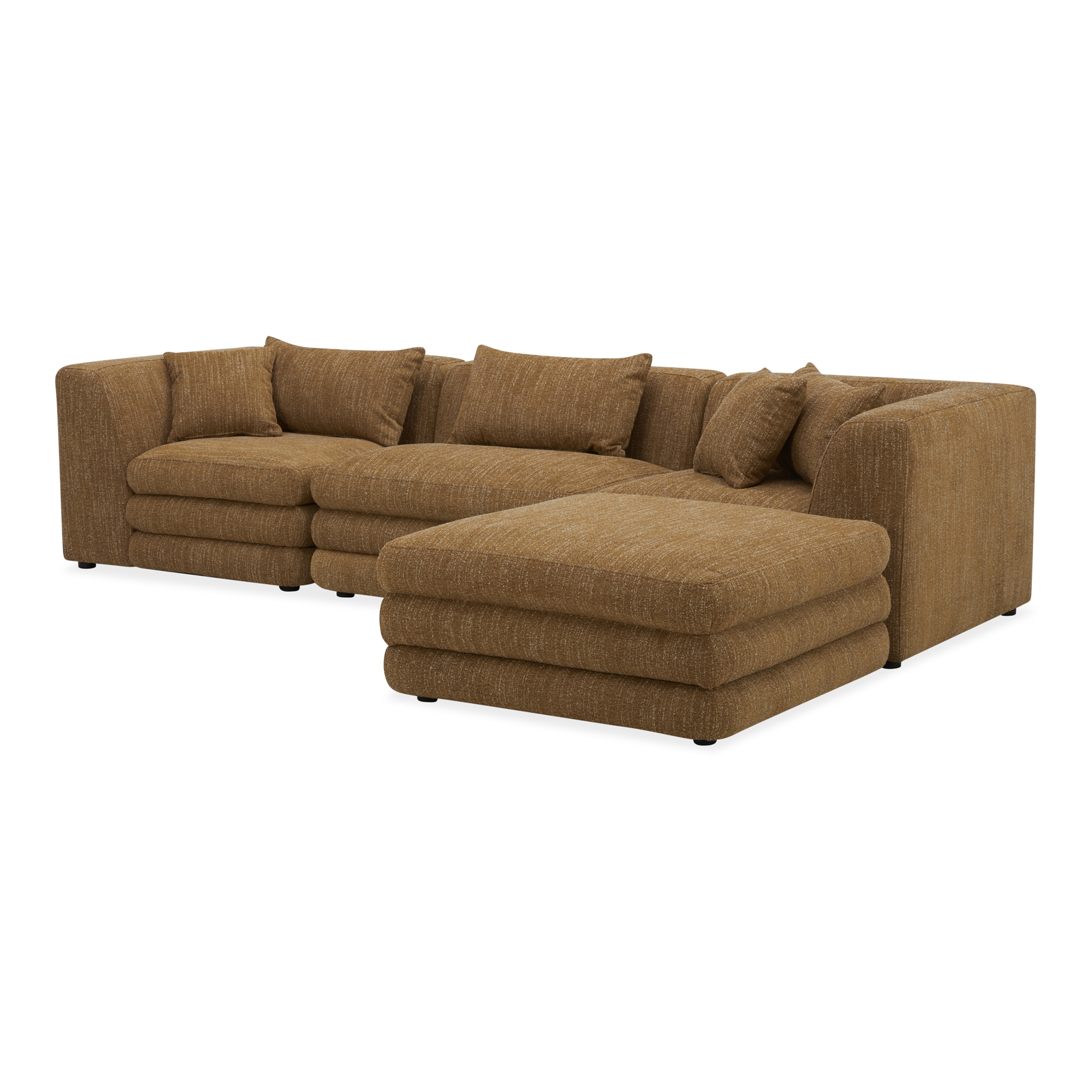 Lowtide Lounge Modular Sectional Amber Glow - Image 1