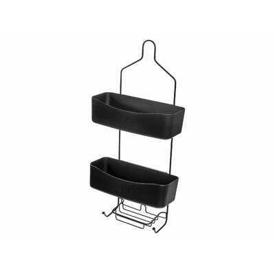 Black Shower Caddy With 2 Baskets - Image 0