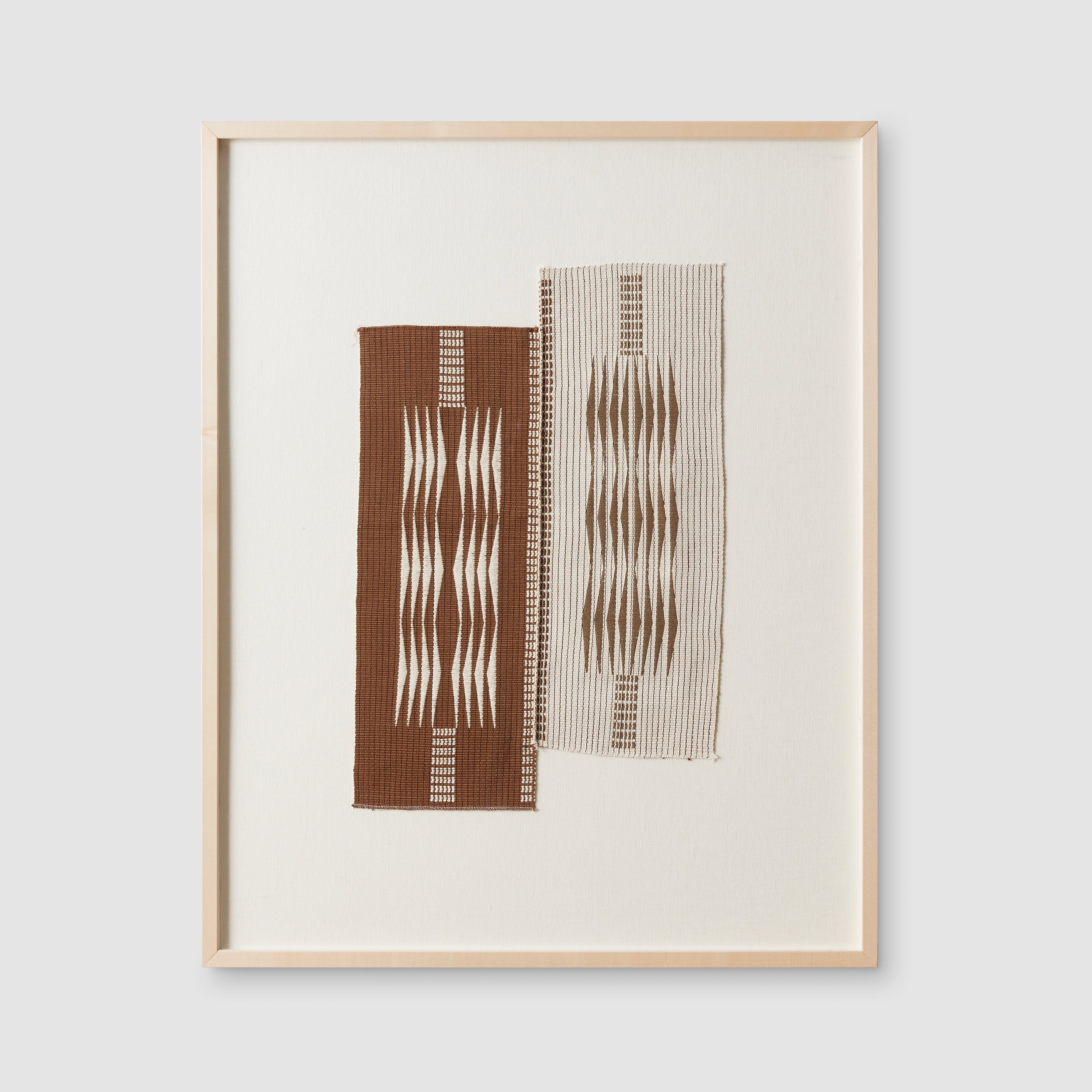 The Citizenry Mihki Wall Hanging Mustard | Dark Wood - Image 0