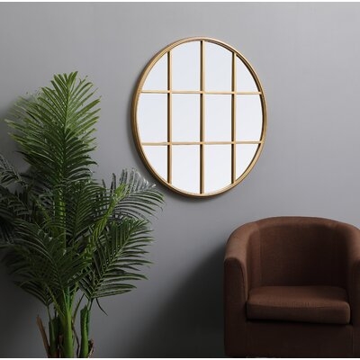 Menton Metal Modern and Contemporary Beveled Accent Mirror - Image 1