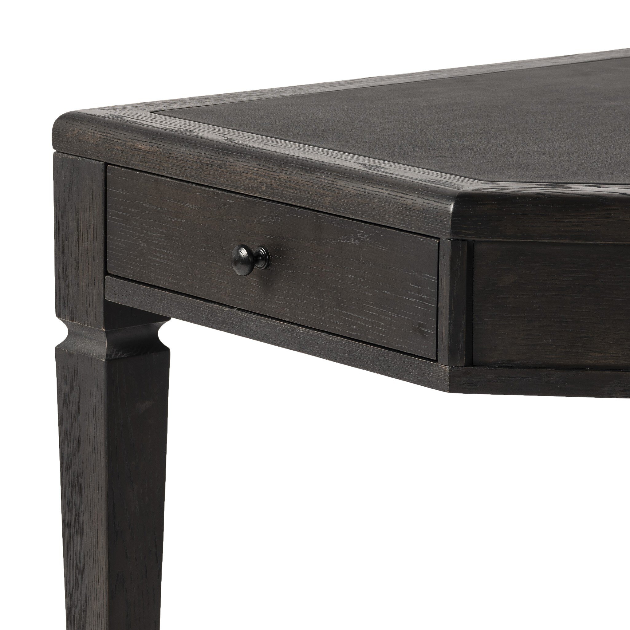 Claude Desk - Distressed Black Oak Veneer - Image 8
