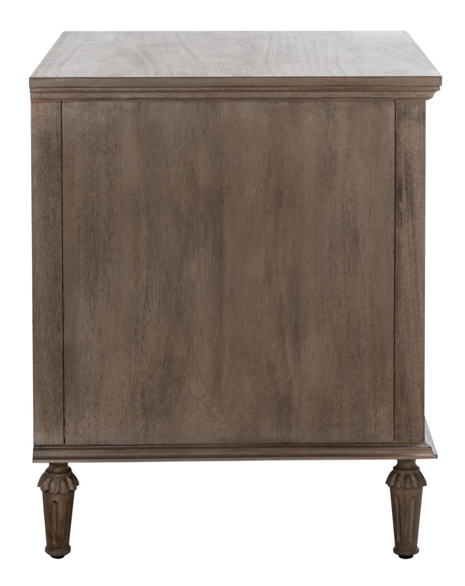 Lisabet 3 Drawer Wood Nightstand - Light Brown - Image 6