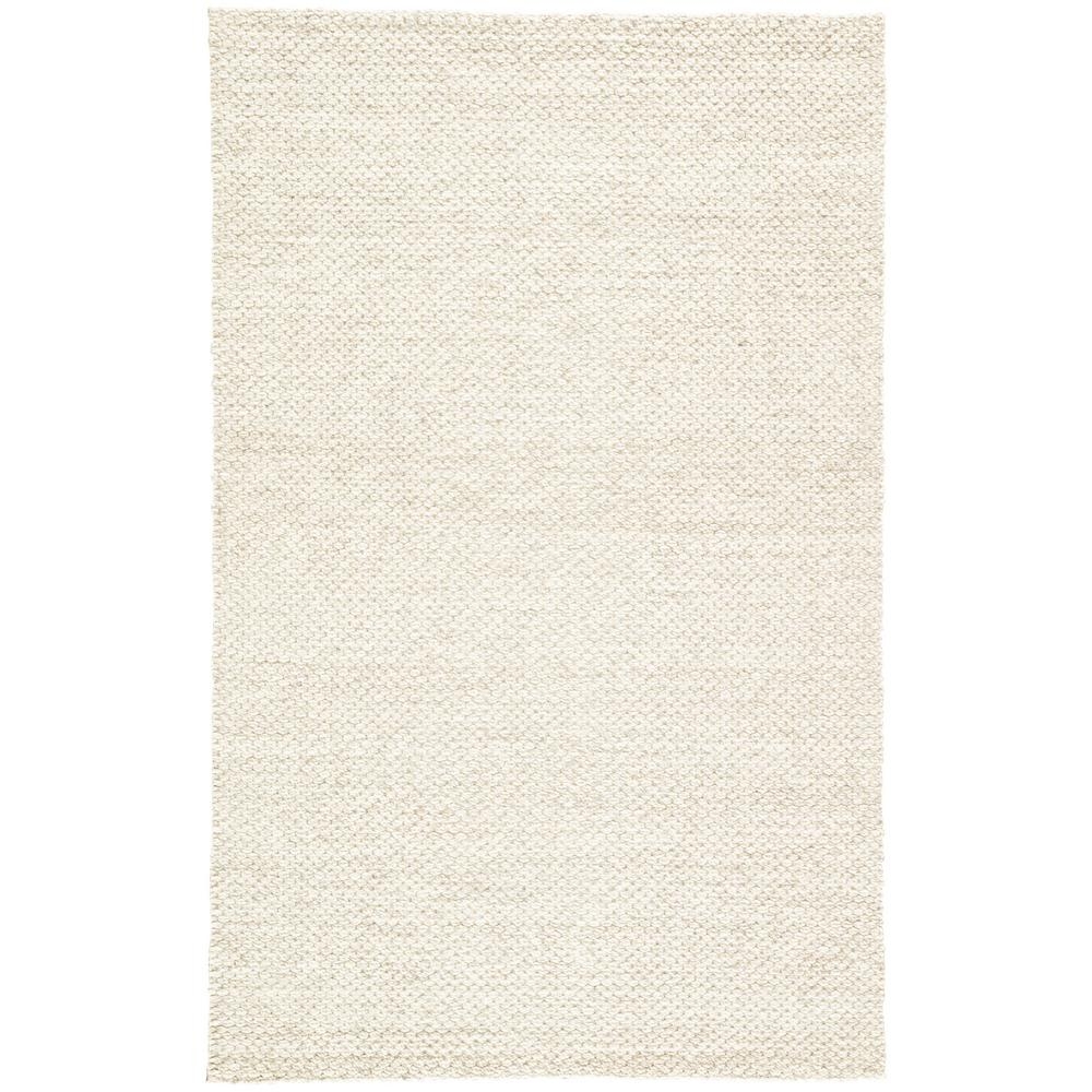 JAIPUR HDC Davena Hand-Woven Taupe/White 8 ft. x 10 ft. Solid Area Rug, Tan/White - Image 0