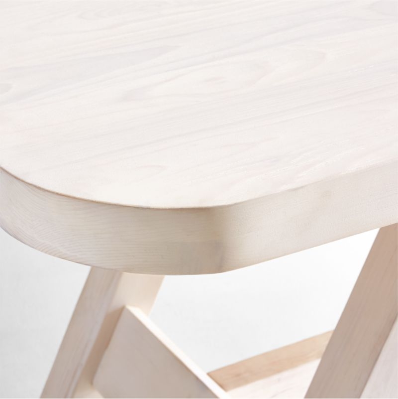 Aya 94" Whitewash Wood Dining Table by Leanne Ford - Image 7