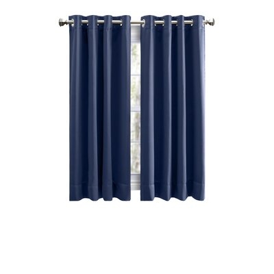 Ardelle Solid Blackout Thermal Grommet Single Curtain Panel