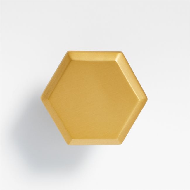 Hex Brass Knob - Image 0