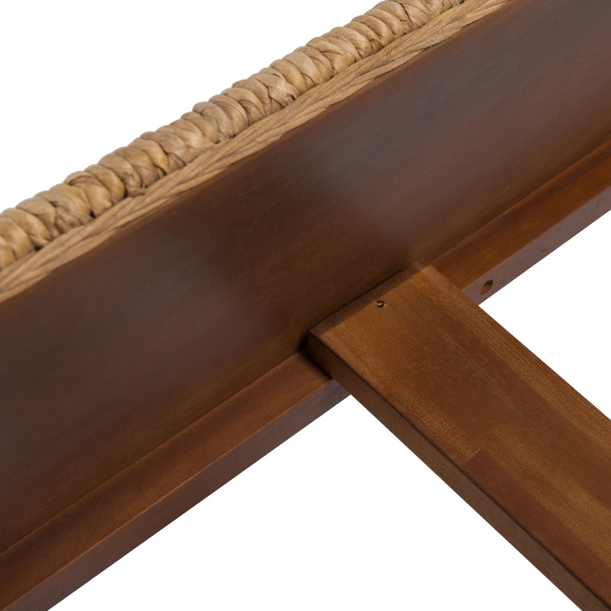 Willa Woven Banana Stem Bed - Natural/Brown - Safavieh - Image 3