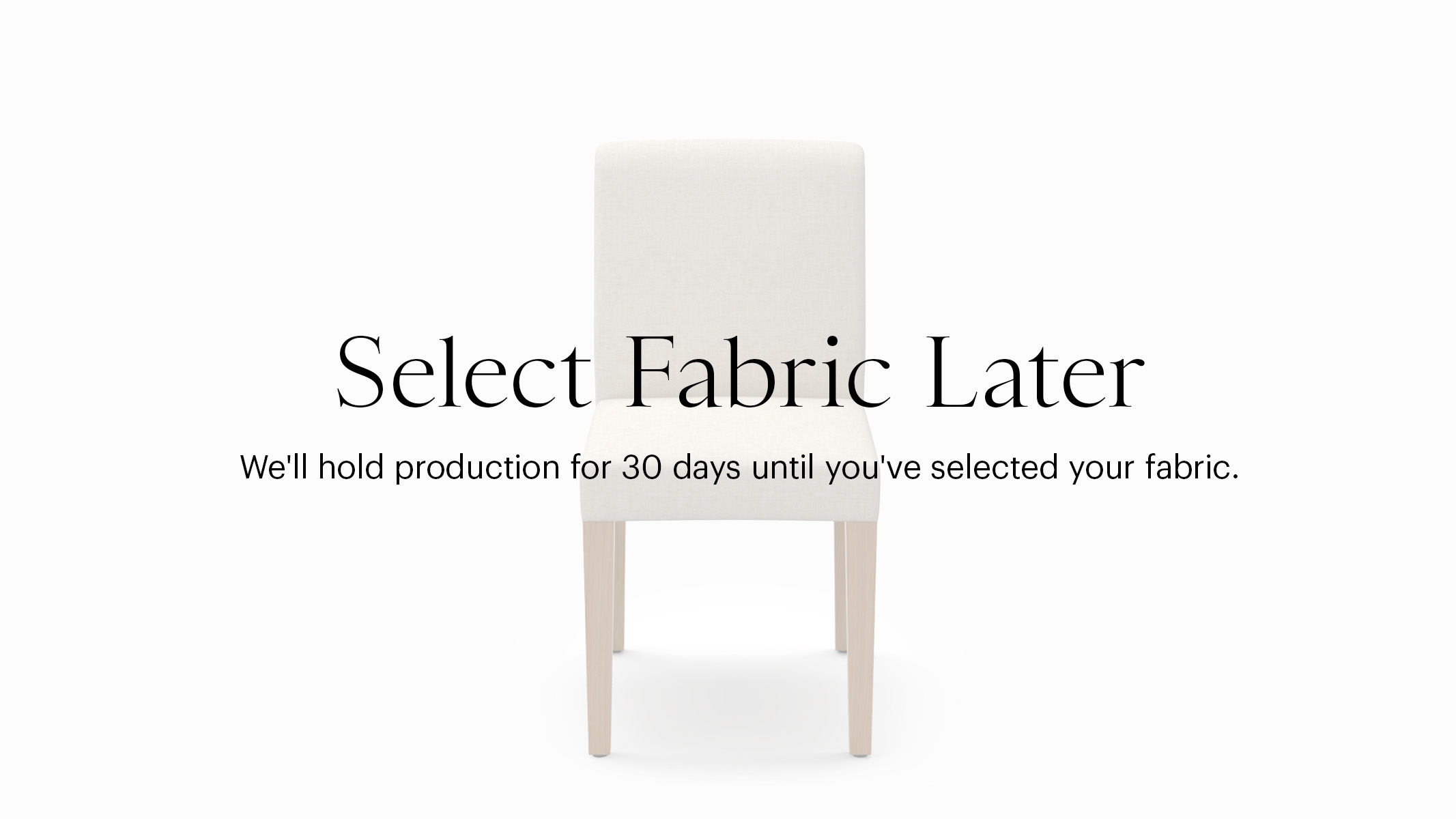 Signature Dining Chair, Buy Now, Decide Later, Natural Square Tapered Leg - Image 0