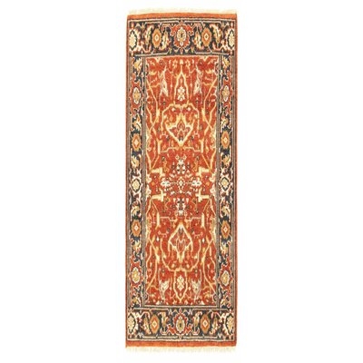 One-of-a-Kind Sparks Hand-Knotted 2010s Serapi Orange 3'11" x 5'11" Wool Area Rug - Image 0