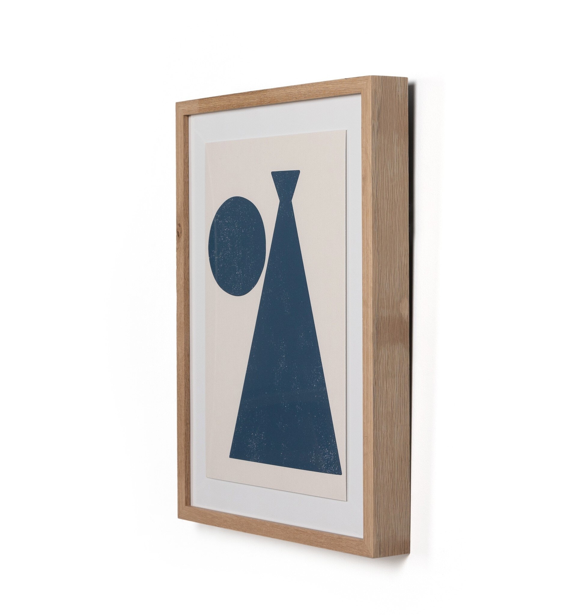 Ceramic Vase I by Roseanne Kenny	 - Vertical Grain 2.5 White Oak - Image 1