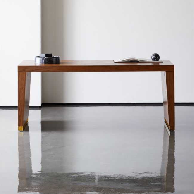 Elemental Large Wood Desk-Table - Image 0