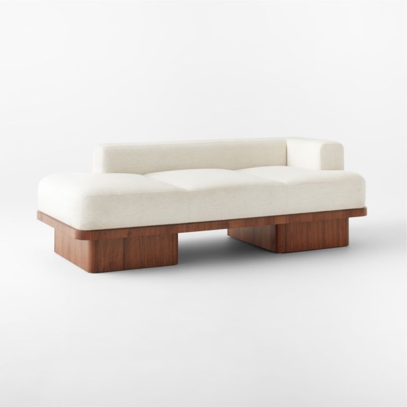 Serafin 81" Snow White Performance Fabric Daybed - Image 2