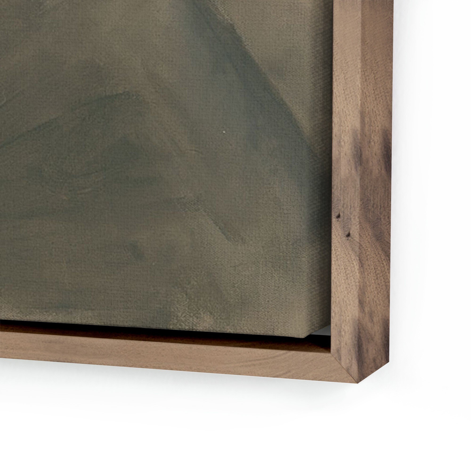 Strength by Melody Mcmunn - Rustic Walnut Floater - Image 1