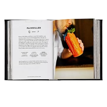 The Essential Cocktail Book, Bonded Leather, Black - Image 3