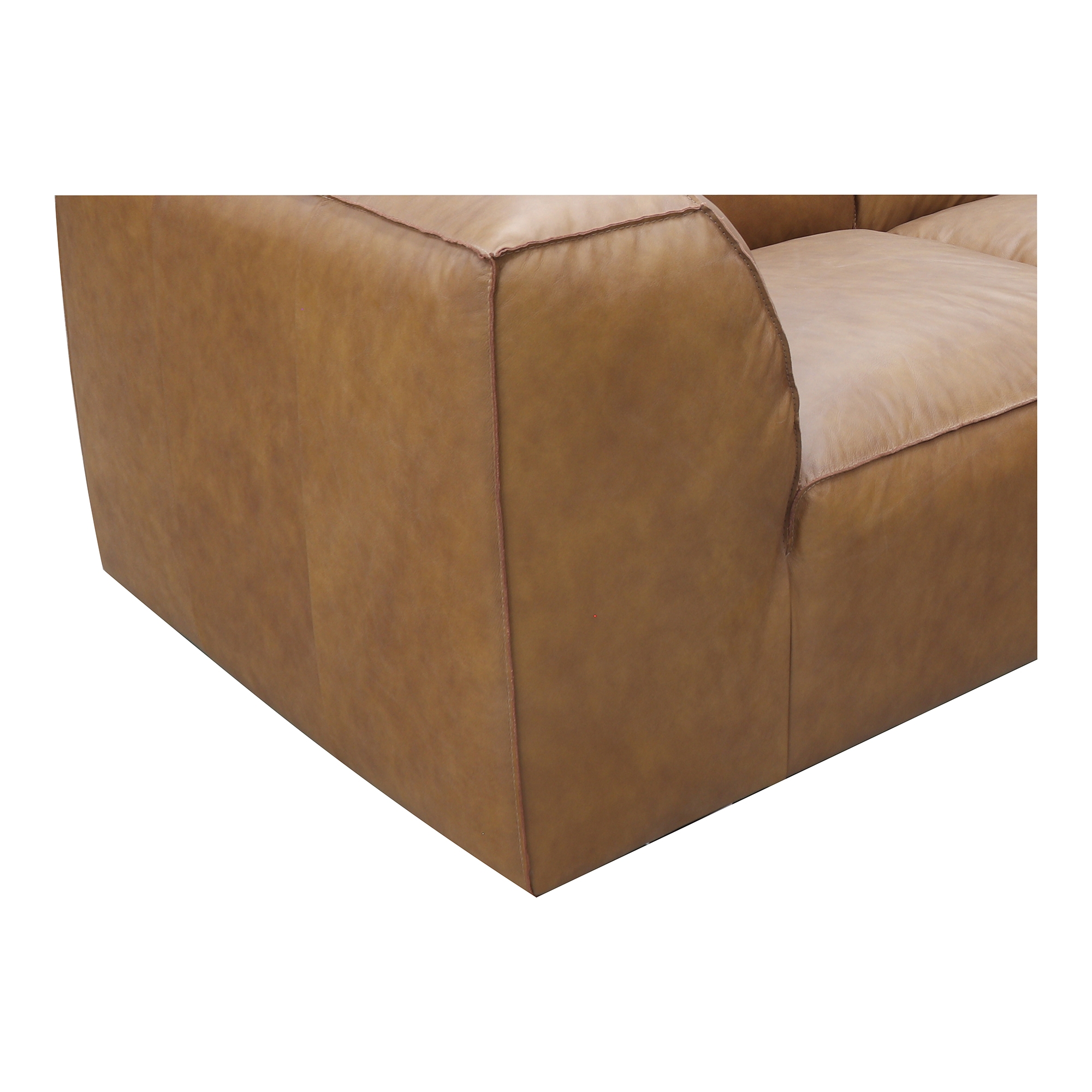 Form Nook Modular Sectional Sonoran Tan Leather - Image 4