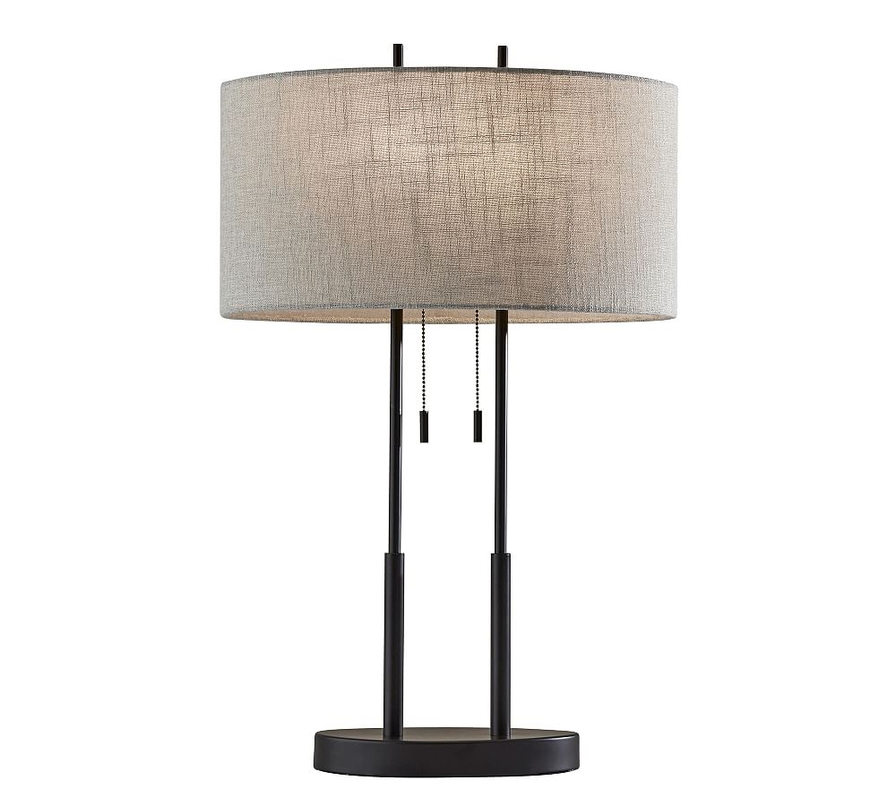 Tuppence Metal Table Lamp, Antique Bronze - Image 0