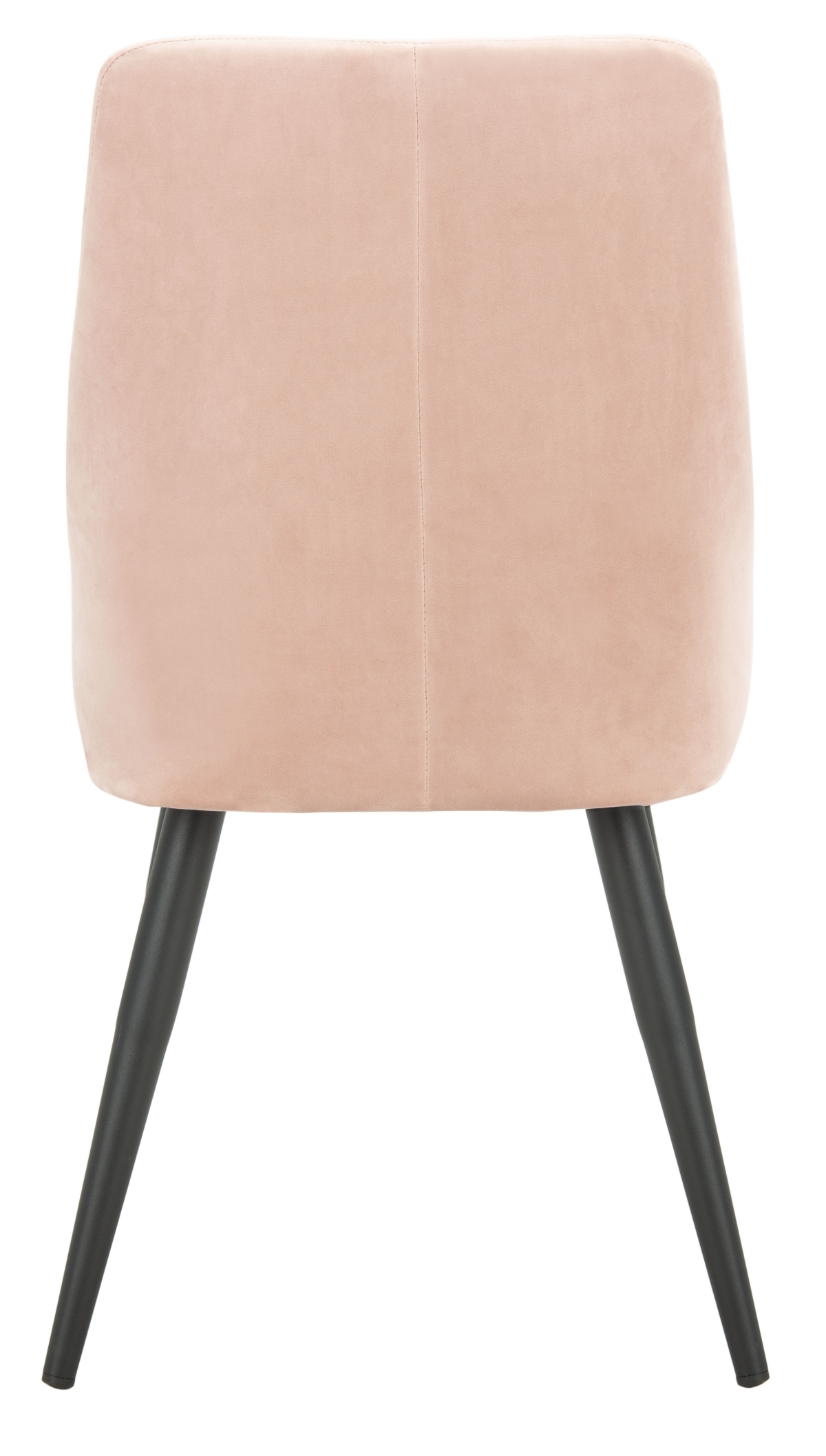 Zoi Upholstered Dining Chair - Dusty Blush / Black - Safavieh - Image 6