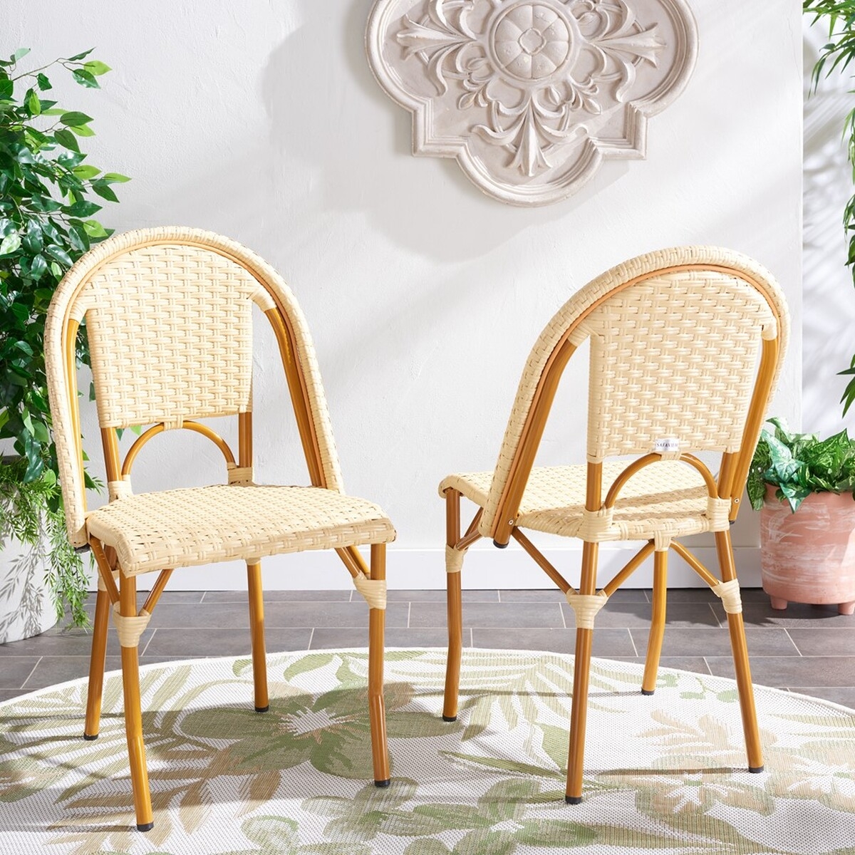 California Side Chair - Natural - Safavieh - Image 1