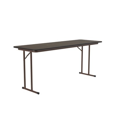 72" L Fixed Height Off-Set Leg Seminar Particle Board Core High Pressure Training Table - Image 0
