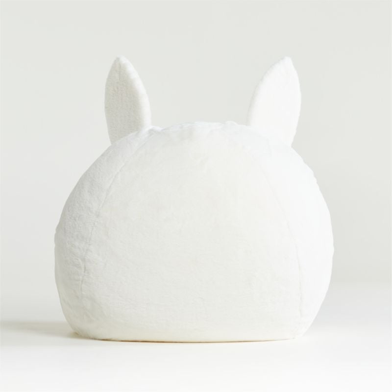 Large Furry Bunny Bean Bag Chair Cover - Image 2
