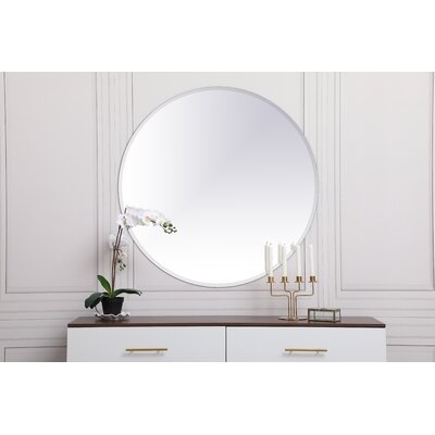 Josephine Modern & Contemporary Beveled Frameless Accent Wall Mirror - Image 0