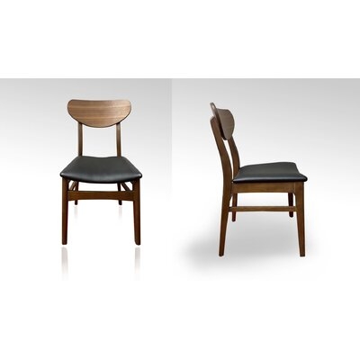 Rida Side Chair in Brown/Black - Image 0