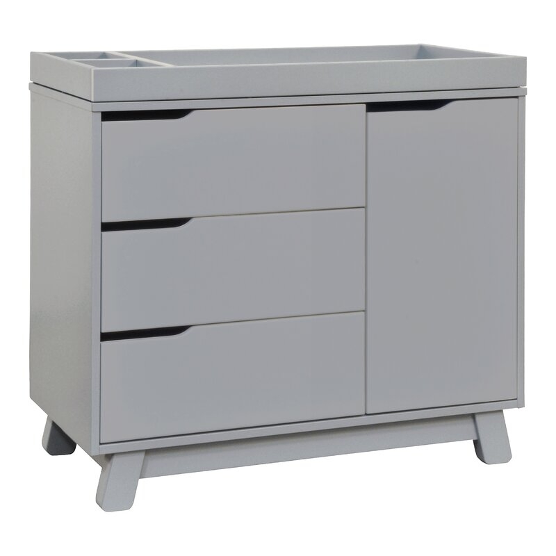 Hudson Changing Table Dresser Color: Gray - Image 0