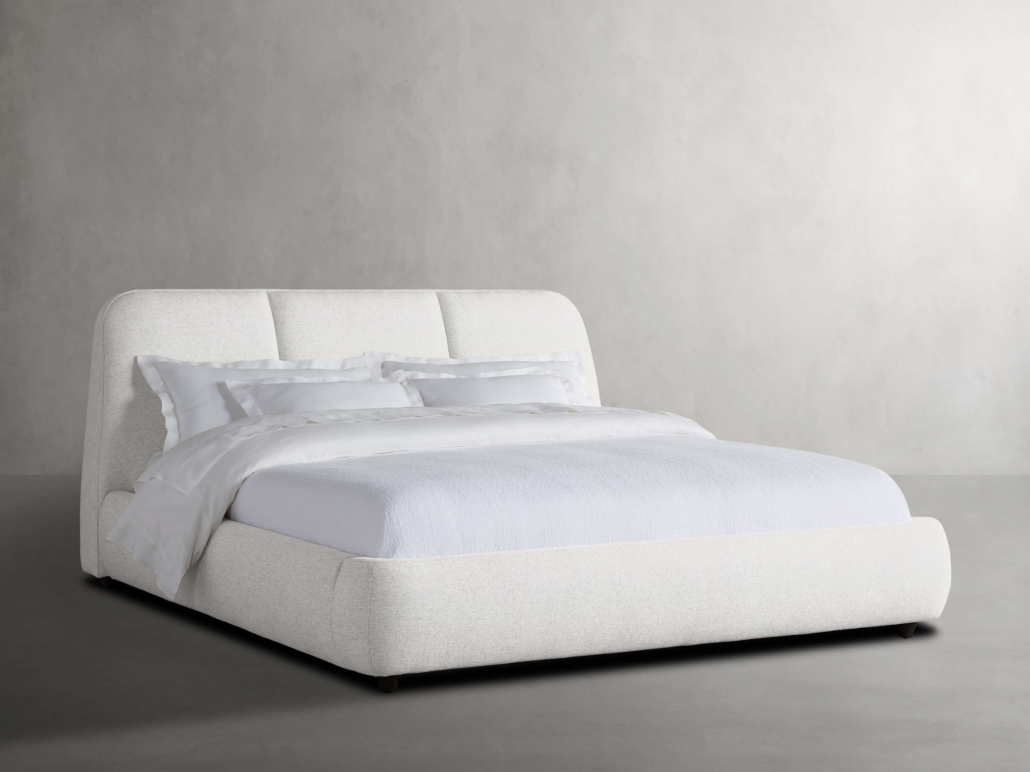 Kinnan Bed in Upholstered California King None  Nomad Snow  - Image 0