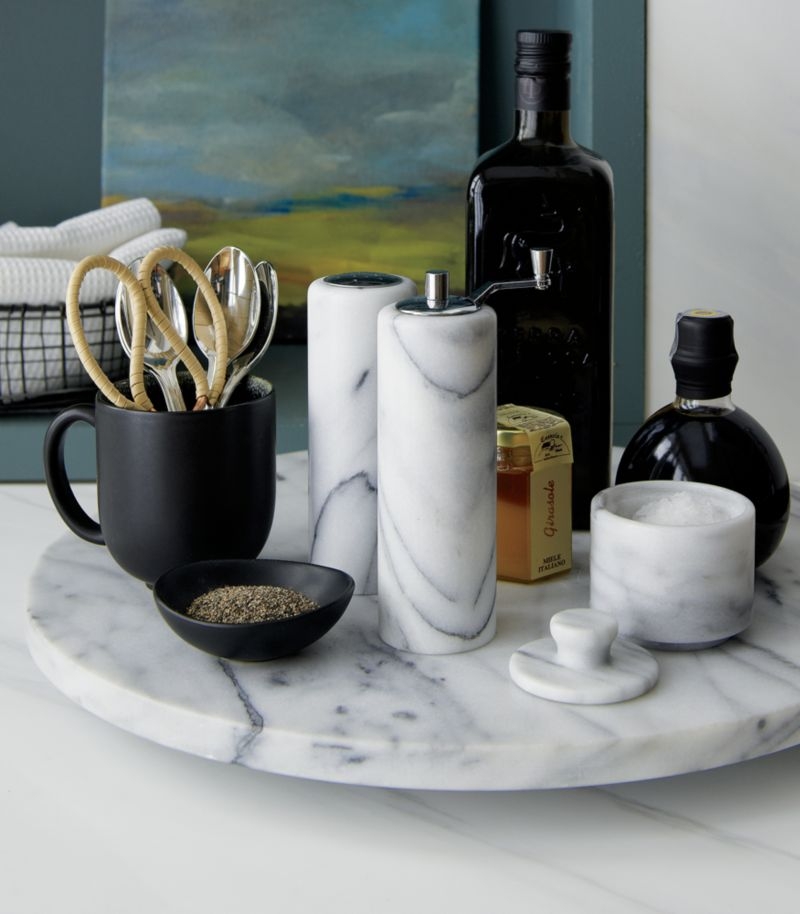 French Kitchen Marble Salt and Pepper Set - Image 2