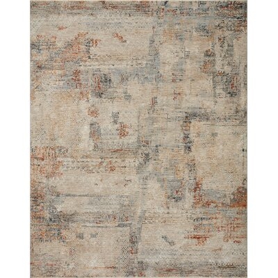 Kanesha Abstract Sand/Gray Area Rug - Image 0