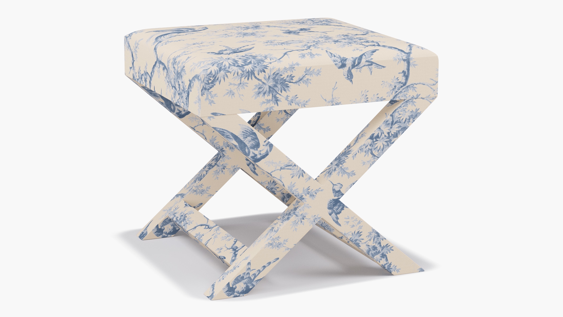 X Bench, Blue Swallows - Image 1