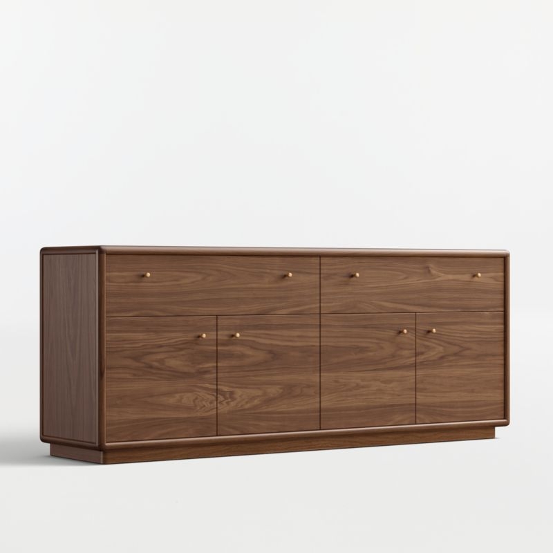 Lafayette 80" Walnut Storage Media Console - Image 4