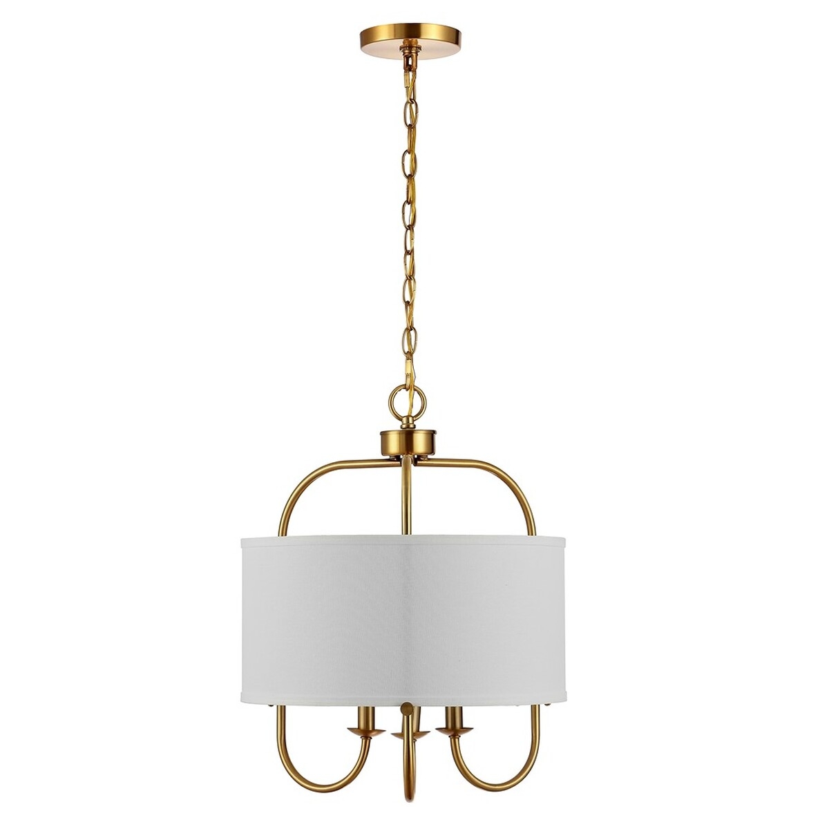 Jemmi 3Lt 16 Inch Pendant - Brass - Safavieh - Image 0