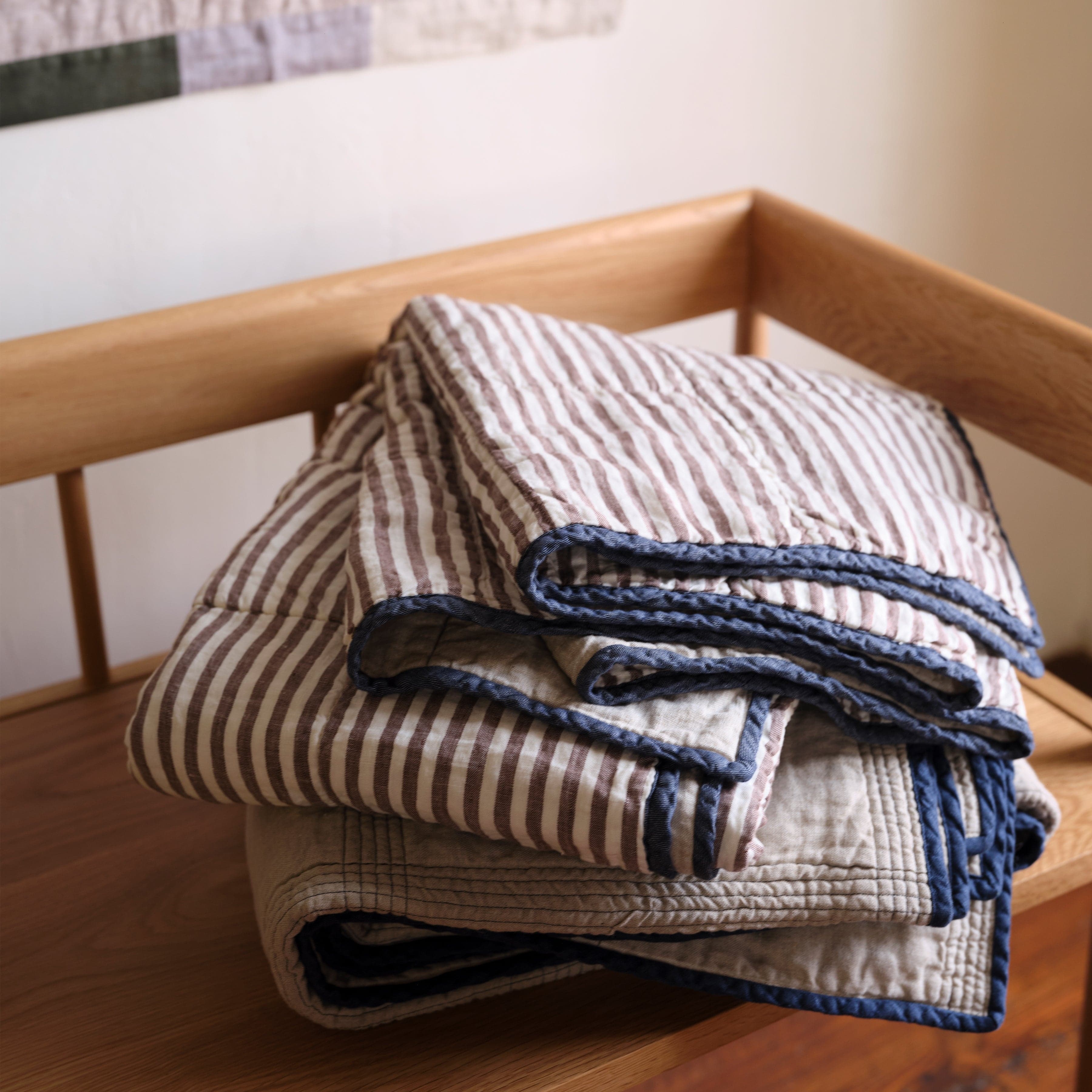 The Citizenry Bristol Quilted Throw | Sand - Image 5