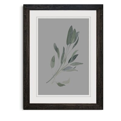 'Simple Sage I' - Picture Frame Print on Glass - Image 0