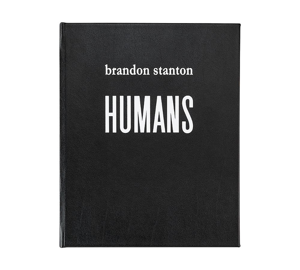 Leather Humans Coffee Table Book, Black - Image 0