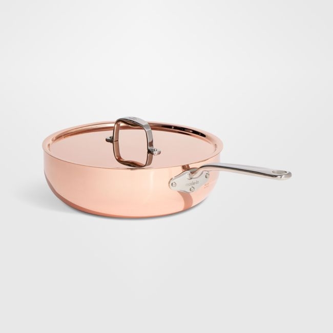 Made In Copper 5.2-Qt. Saucier - Image 0