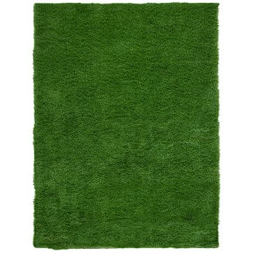 Long Turf Indoor/Outdoor Rug, 4'x6', Green - Image 0