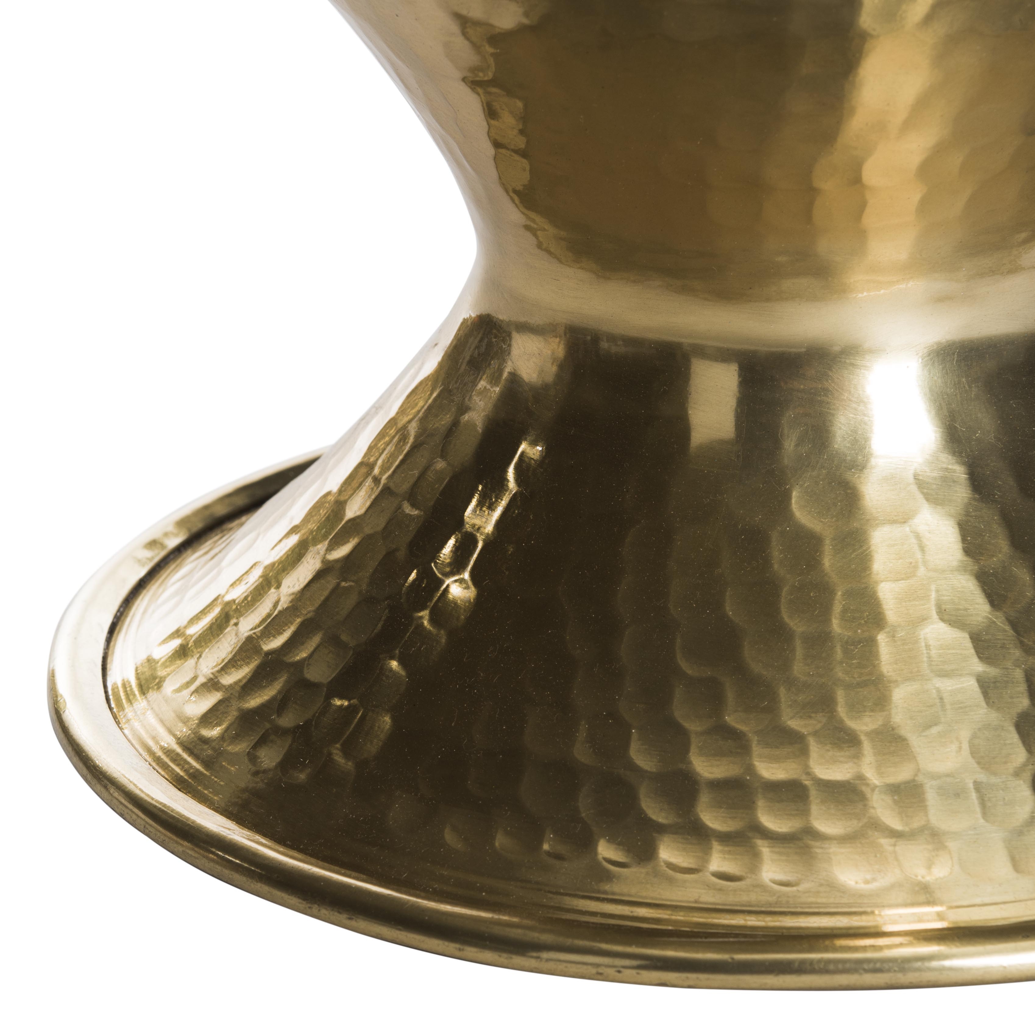 Janus Hammered Stool - Gold - Safavieh - Image 5