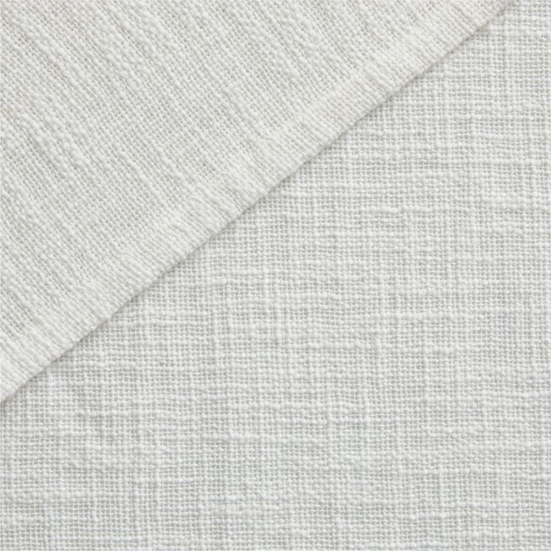 Lindstrom Ivory Organic Cotton Sheer Window Curtain Panel 52"x84" - Image 3