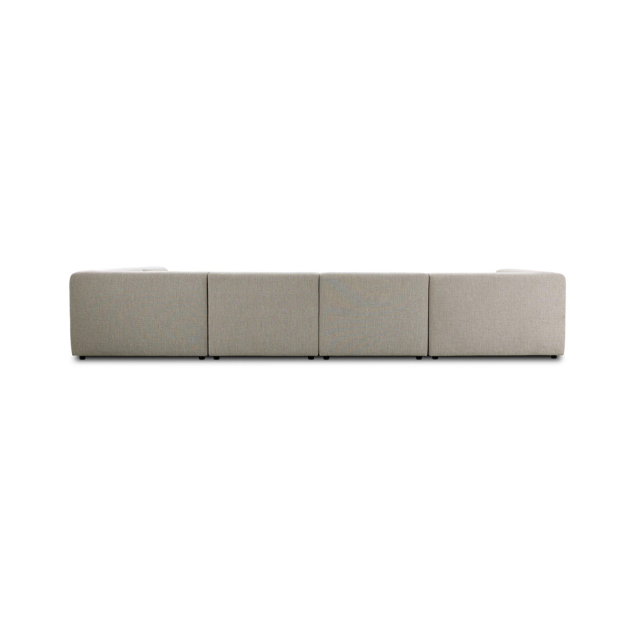 Lawndale 5 Piece Sectional - Napa Sandstone - Image 4