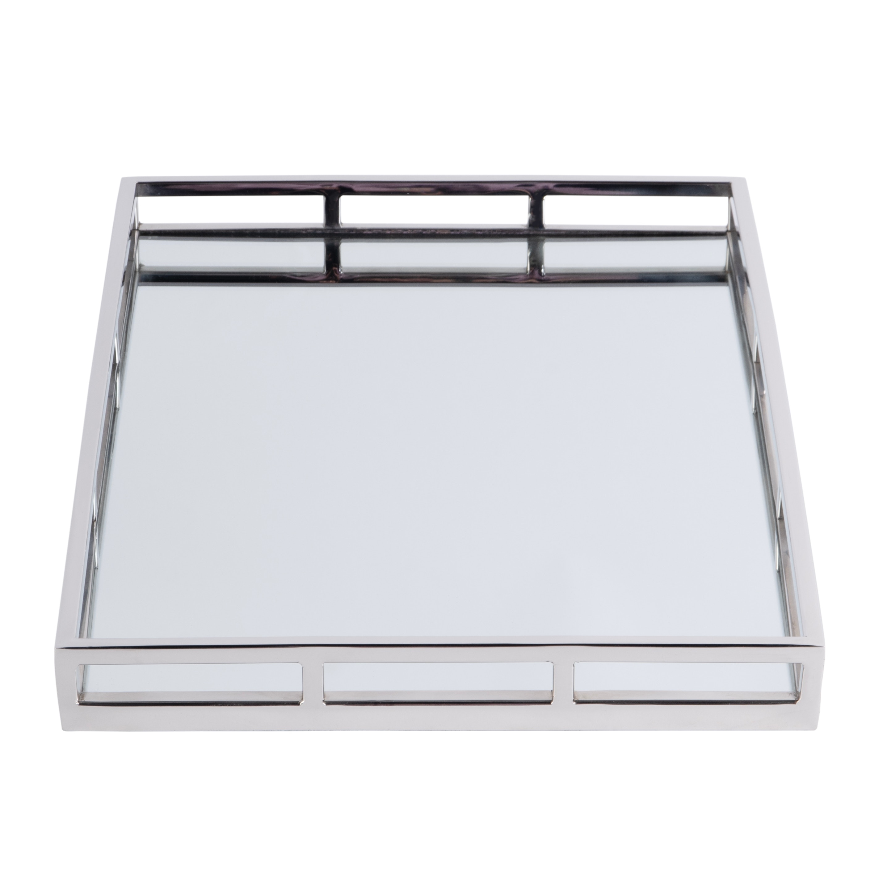 Winona Polished Silver Serving Tray - Image 3